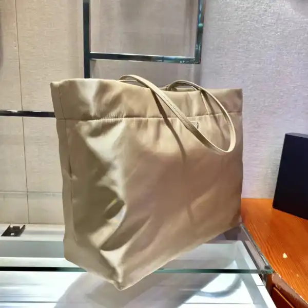 PRADA Re-Nylon and Saffiano leather tote bag