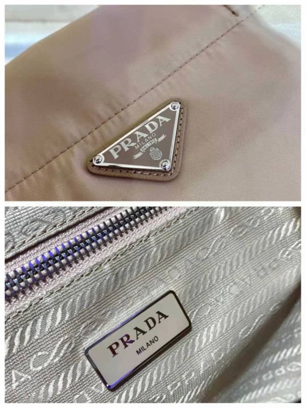 HOT SALE PRADA Re-Nylon and Saffiano leather tote bag