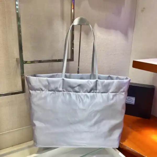 PRADA Re-Nylon and Saffiano leather tote bag