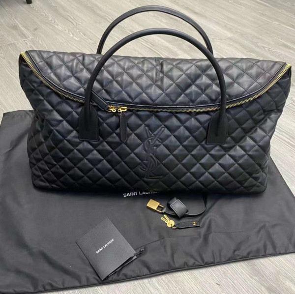 HOT SALE YSL ES GIANT TRAVEL BAG IN QUILTED LEATHER