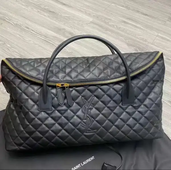 First bag ru YSL ES GIANT TRAVEL BAG IN QUILTED LEATHER