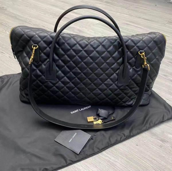 HOT SALE YSL ES GIANT TRAVEL BAG IN QUILTED LEATHER