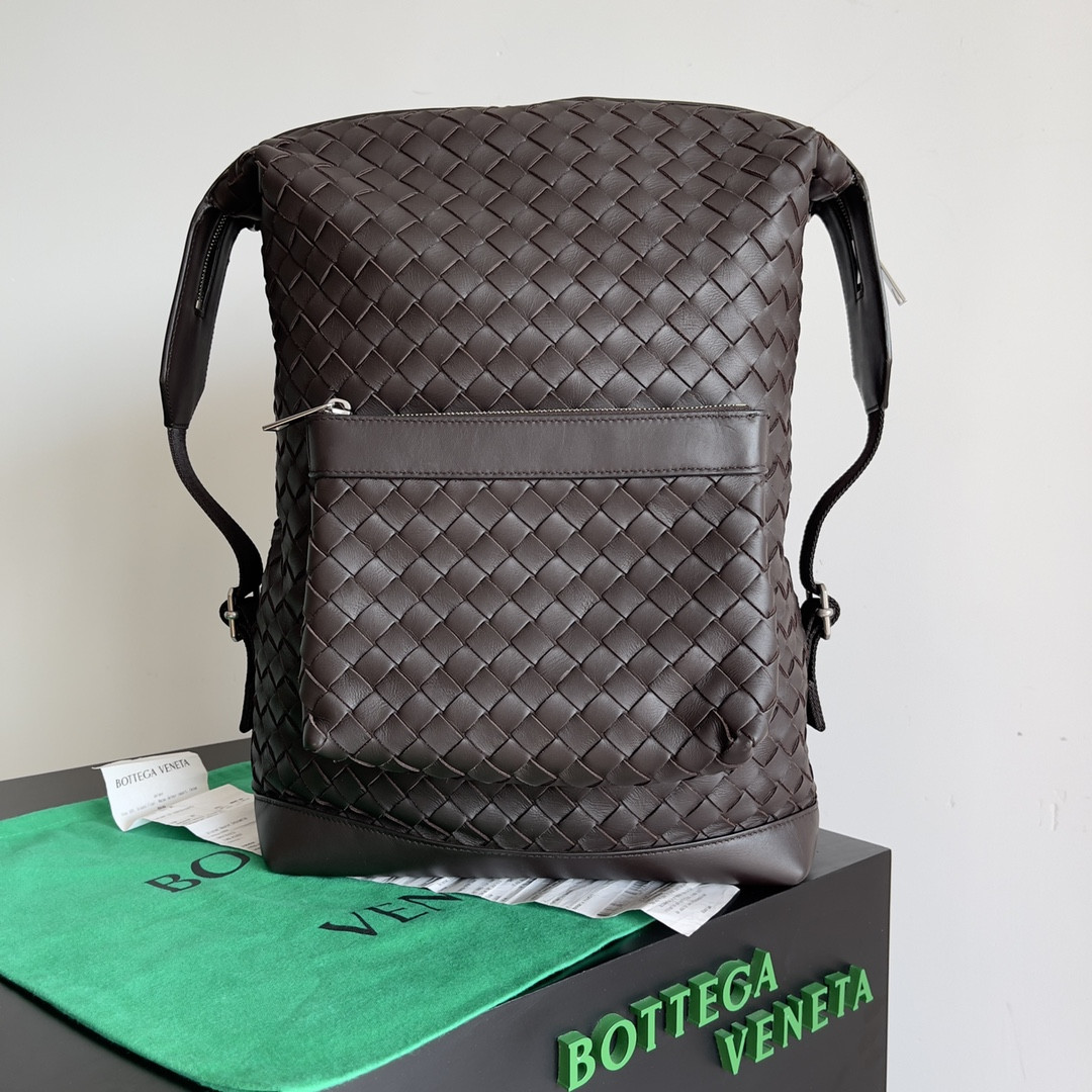 HOT SALE BOTTEGA VENETA Small Intrecciato Backpack