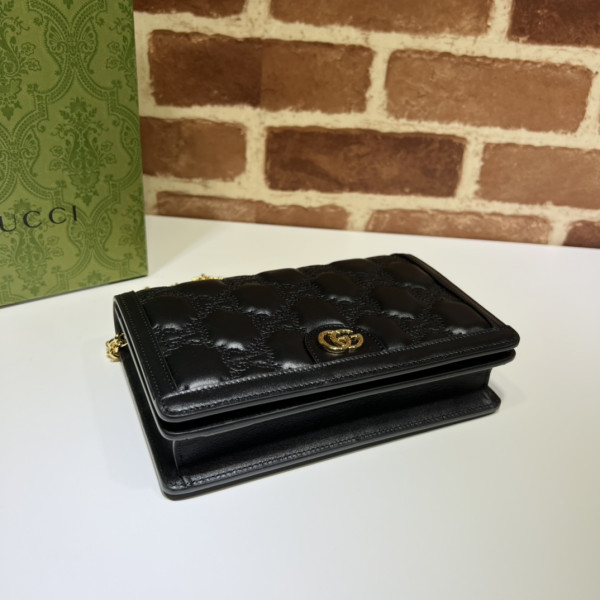 HOT SALE GUCCI GG MATELASSÉ CHAIN WALLET