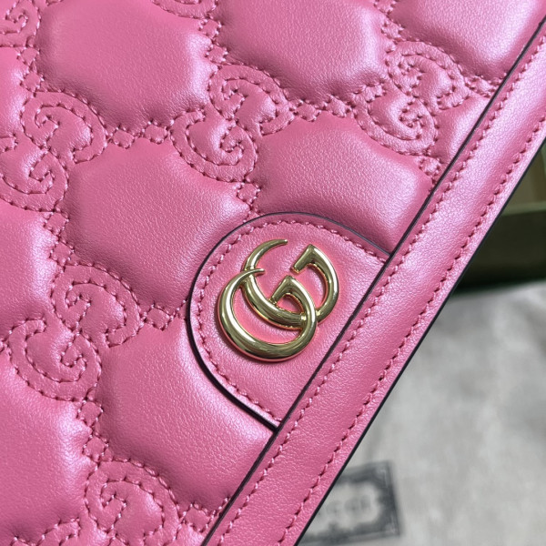 HOT SALE GUCCI GG MATELASSÉ CHAIN WALLET