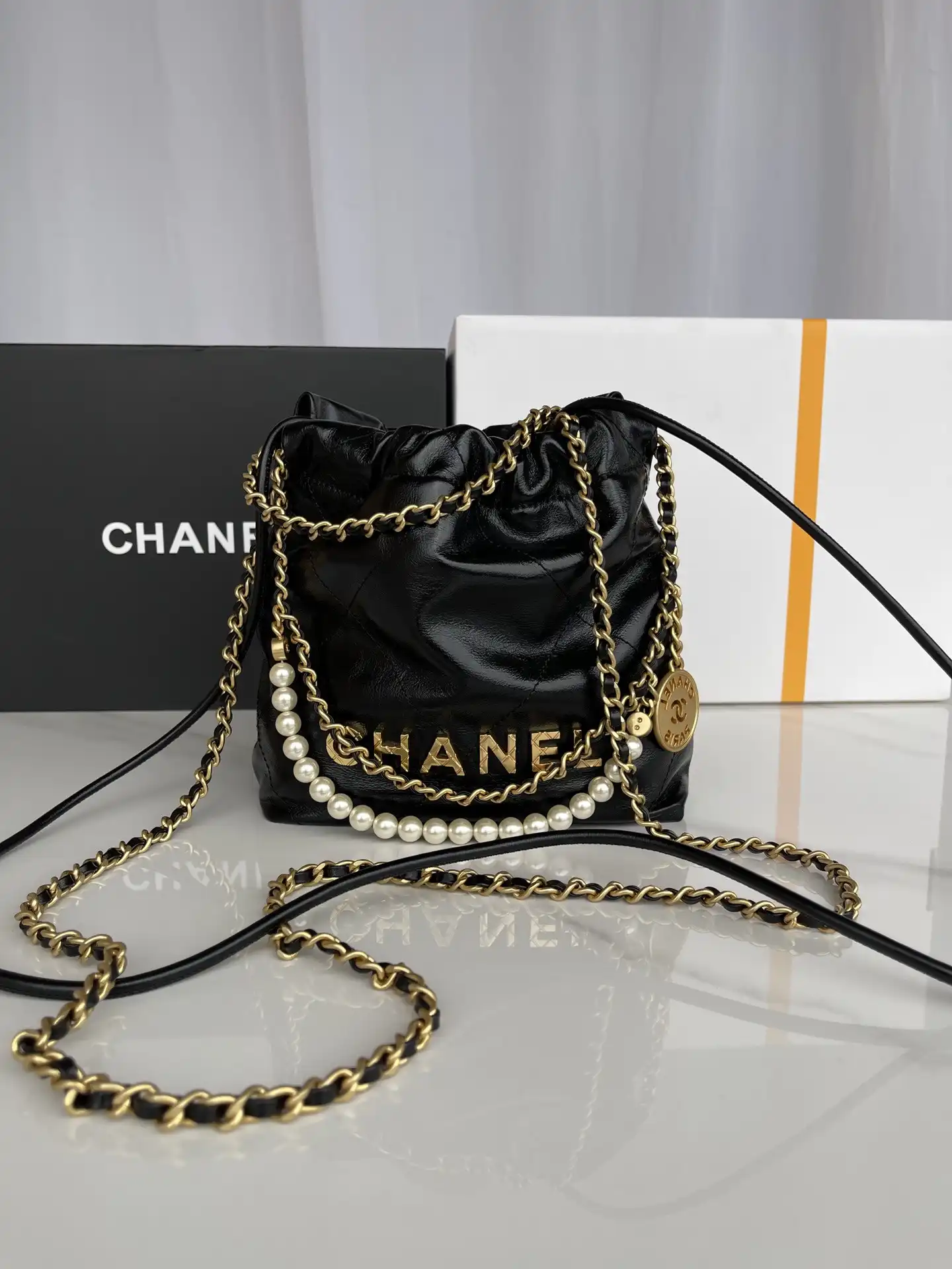 CHANEL 22 MINI HANDBAG-23*18.5*6CM