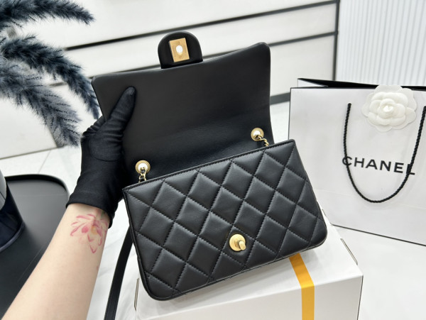 HOT SALE CL SMALL FLAP BAG WITH TOP HANDLE