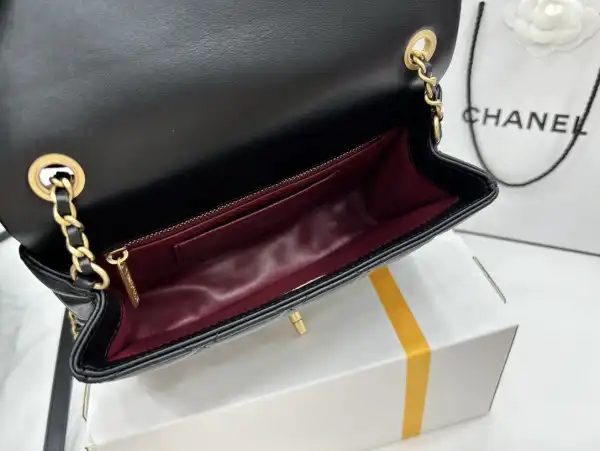 CHANEL SMALL FLAP BAG WITH TOP HANDLE