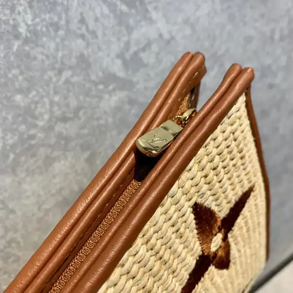 Affordable LOUIS VUITTON Monogram Raffia Toiletry Pouch