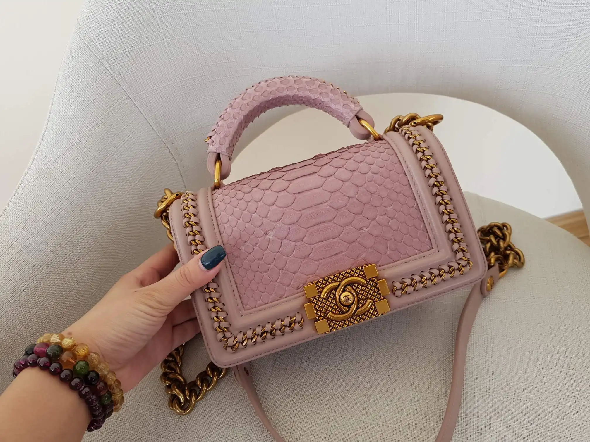 CHANEL BOY BAG 20CM