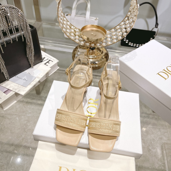 HOT SALE dior DWAY HEELED SANDALS