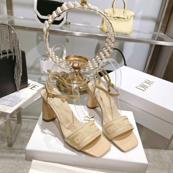 HOT SALE dior DWAY HEELED SANDALS