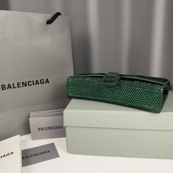 HOT SALE BALENCIAGA HOURGLASS WALLET ON CHAIN