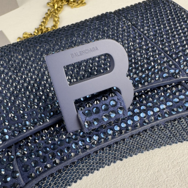 HOT SALE BALENCIAGA HOURGLASS WALLET ON CHAIN