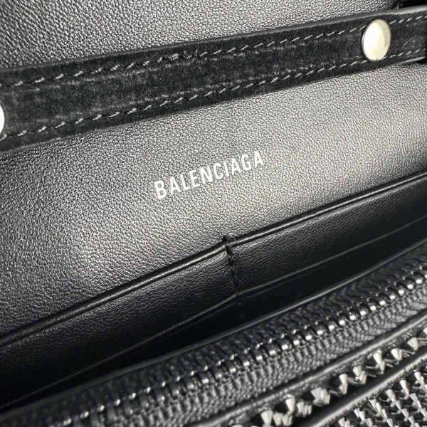 HOT SALE BALENCIAGA HOURGLASS WALLET ON CHAIN