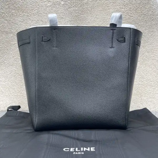 CELIN* SMALL CABAS PHANTOM IN SOFT GRAINED CALFSKIN