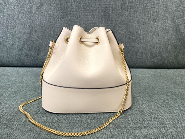 HOT SALE VALENTINO MINI BUCKET BAG IN NAPPA WITH VLOGO SIGNATURE CHAIN