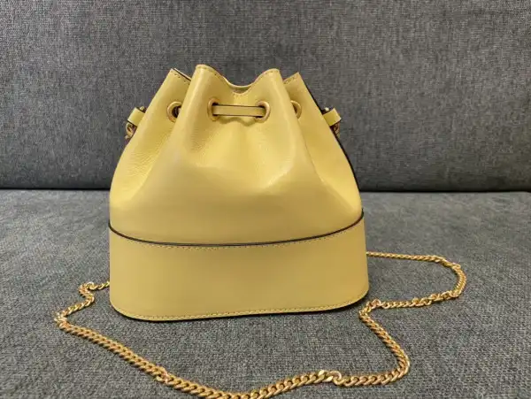 Frstbag ru VALENTINO MINI BUCKET BAG IN NAPPA WITH VLOGO SIGNATURE CHAIN