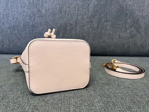 VALENTINO VLOGO Iconographe Mini Canvas Bucket Bag