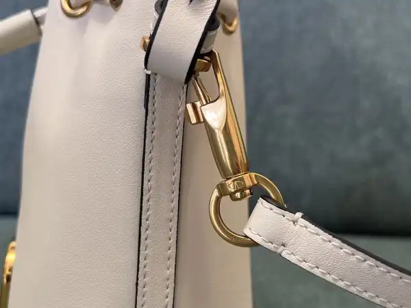 VALENTINO VLOGO Iconographe Mini Canvas Bucket Bag