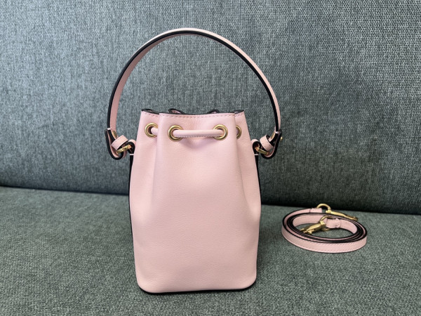 HOT SALE VALENTINO VLOGO Iconographe Mini Canvas Bucket Bag