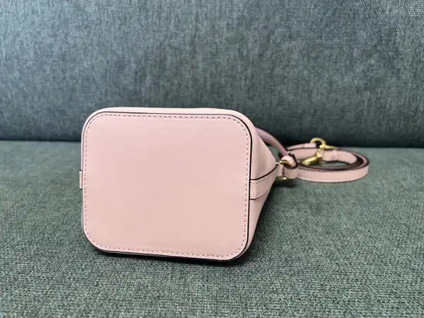 VALENTINO VLOGO Iconographe Mini Canvas Bucket Bag