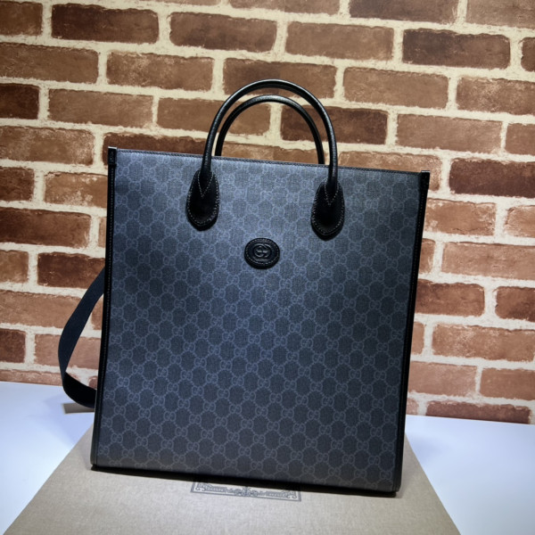 [FREE SHIPPING] GUCCI Gucci GG Supreme Monogram Tote Bag