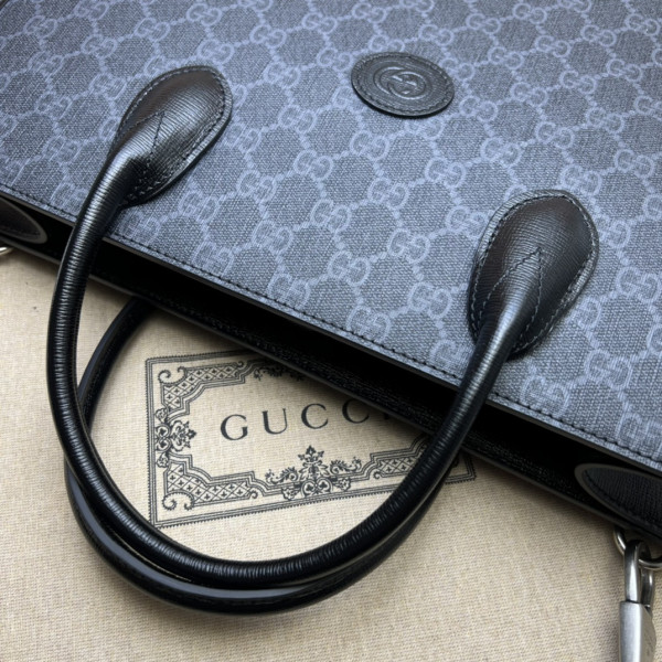 [FREE SHIPPING] GUCCI Gucci GG Supreme Monogram Tote Bag