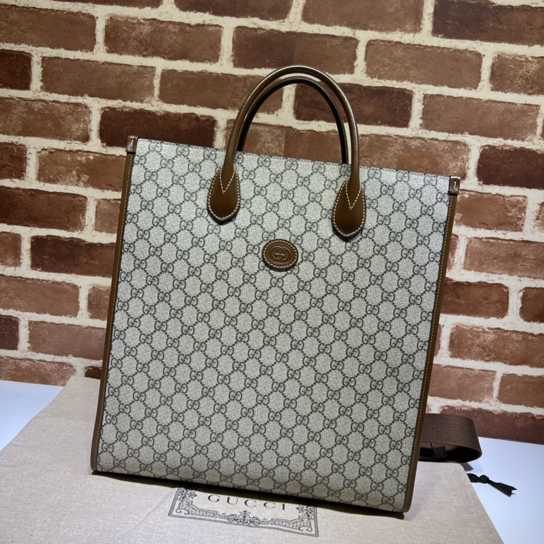 HOT SALE GUCCI Gucci GG Supreme Monogram Tote Bag