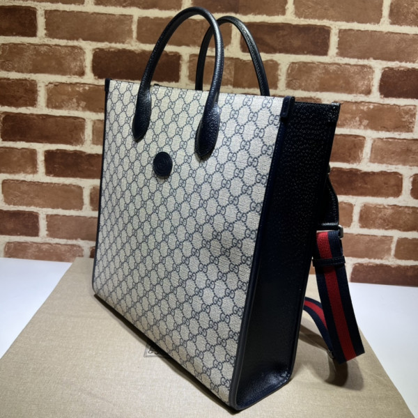 HOT SALE GUCCI Gucci GG Supreme Monogram Tote Bag