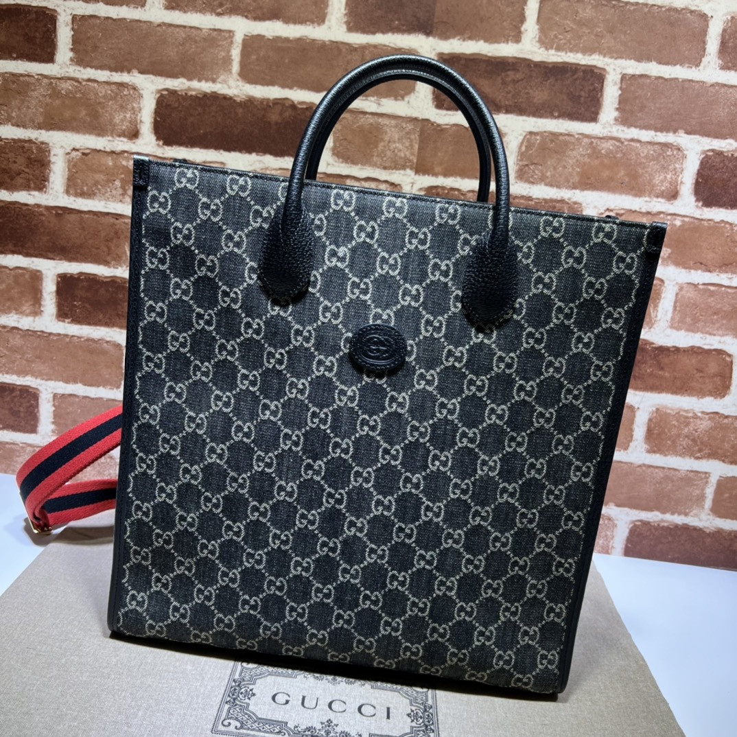 HOT SALE GUCCI Gucci GG Supreme Monogram Tote Bag