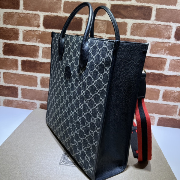 HOT SALE GUCCI Gucci GG Supreme Monogram Tote Bag