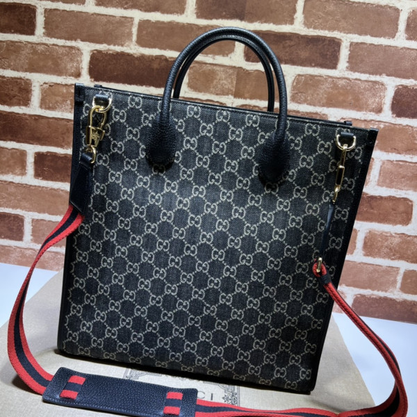 HOT SALE GUCCI Gucci GG Supreme Monogram Tote Bag