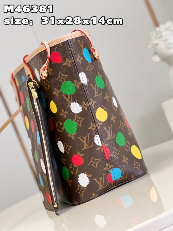 HOT SALE LOUIS VUITTON x YK NEVERFULL MM