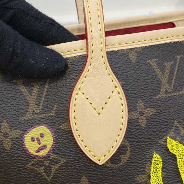 HOT SALE LOUIS VUITTON x YK NEVERFULL MM