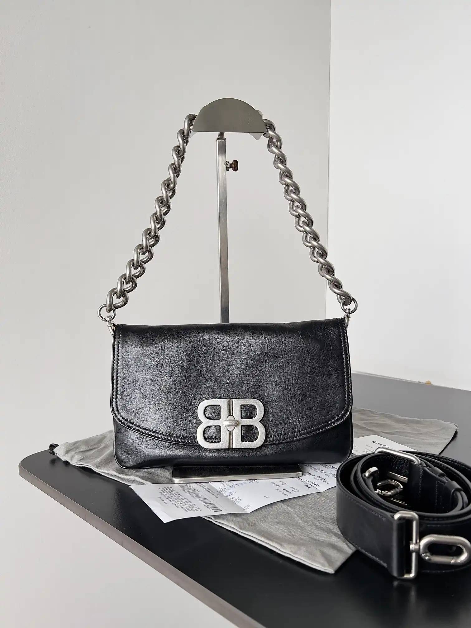 BALENCIAGA WOMEN'S BB SOFT SMALL FLAP BAG