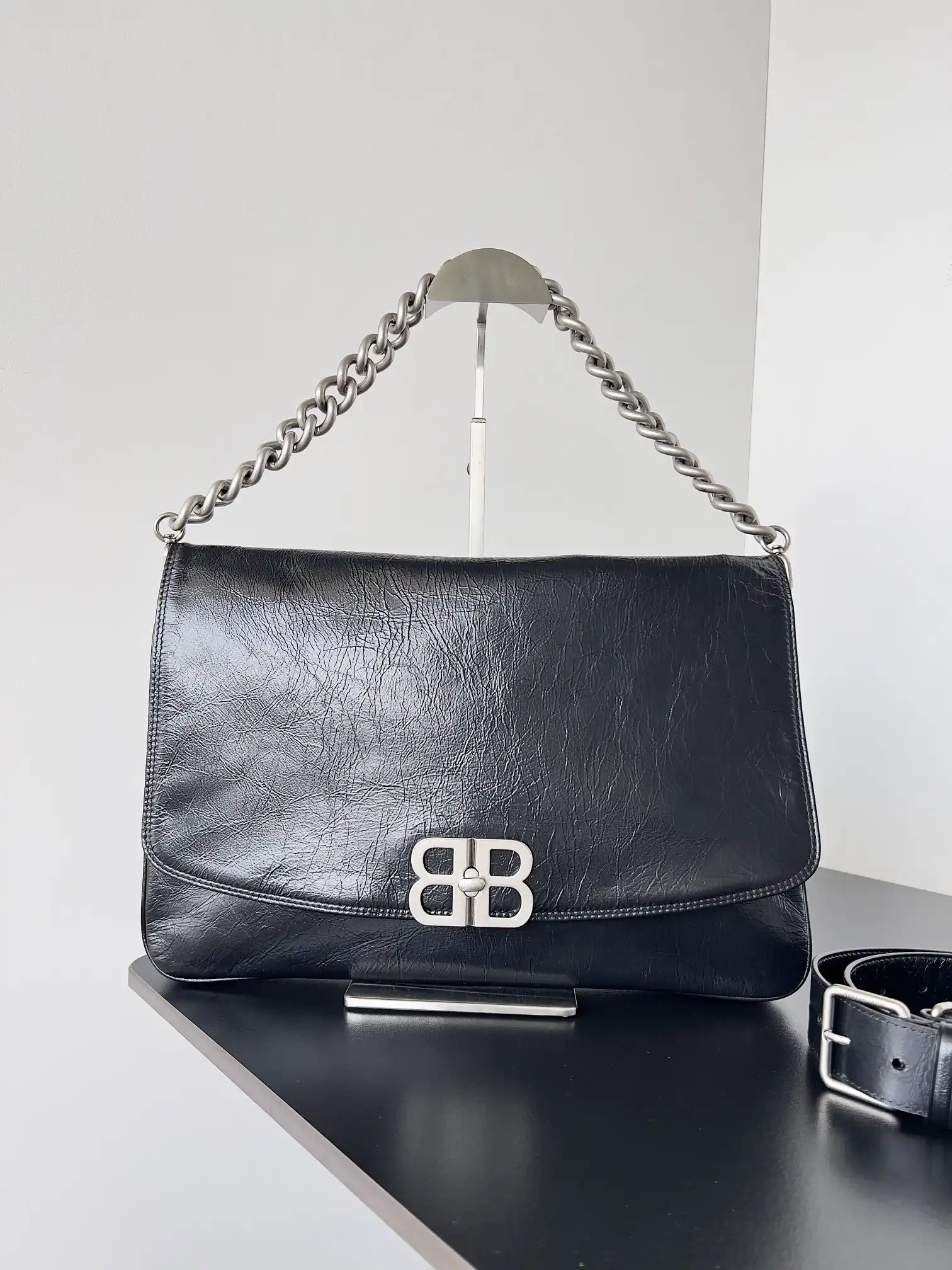 BALENCIAGA WOMEN'S BB SOFT LARGE FLAP BAG