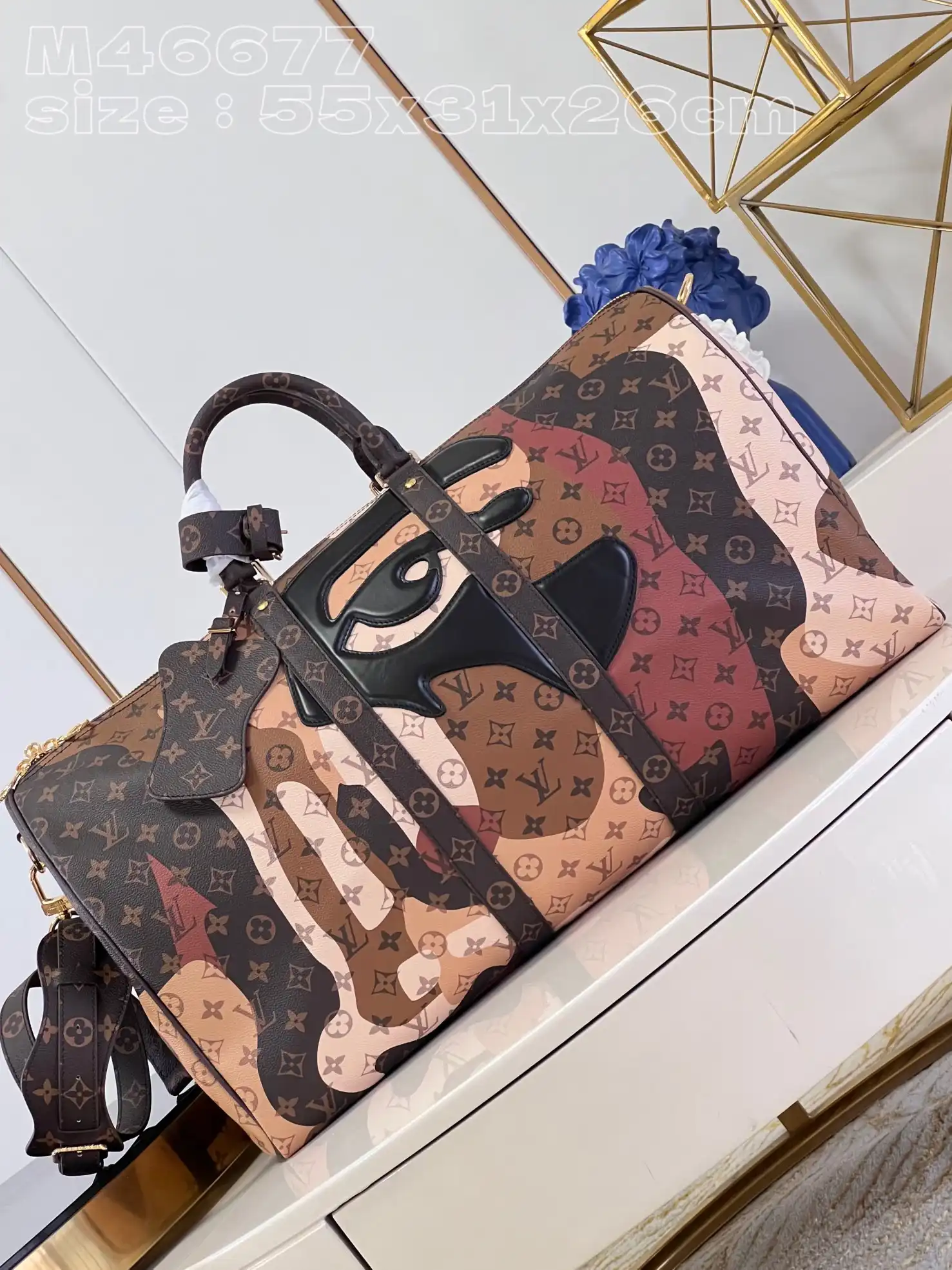 TO LOUIS VUITTON KEEPALL BANDOULIERE 55