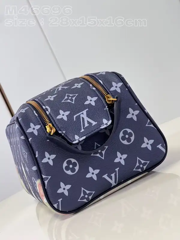 Repladies offers premium fake Louis bags at unbeatable prices. Our products are cheap because we focus on direct sales LOUIS VUITTON DOPP KIT TOILET POUCH