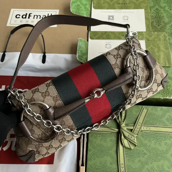 Affordable GUCCI HORSEBIT CHAIN MEDIUM SHOULDER BAG