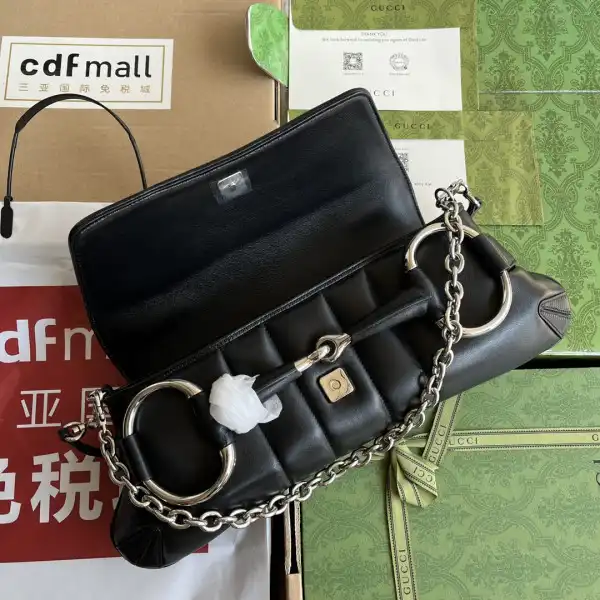 GUCCI HORSEBIT CHAIN MEDIUM SHOULDER BAG