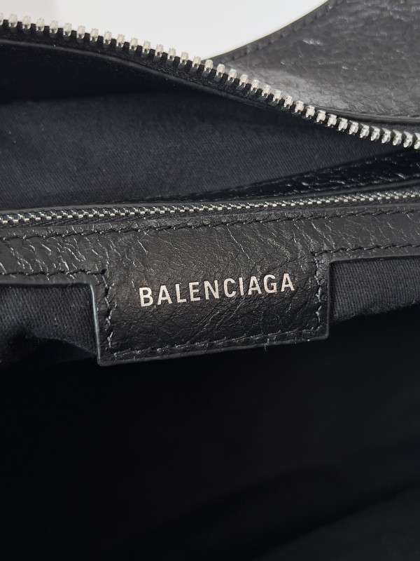 HOT SALE BALENCIAGA WOMEN'S NEO CAGOLE CITY HANDBAG WITH RHINESTONES