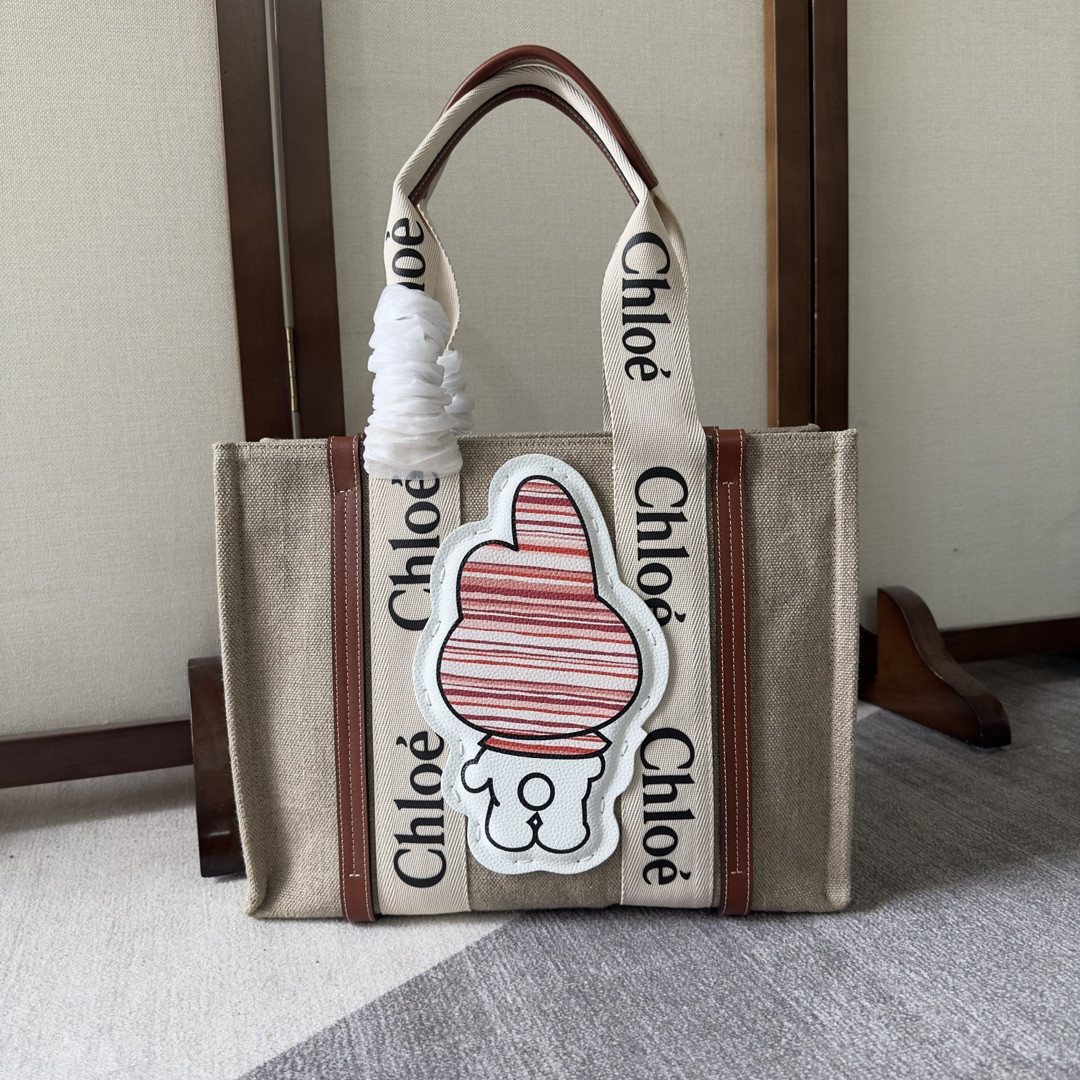 HOT SALE CHLOÉ medium woody tote bag