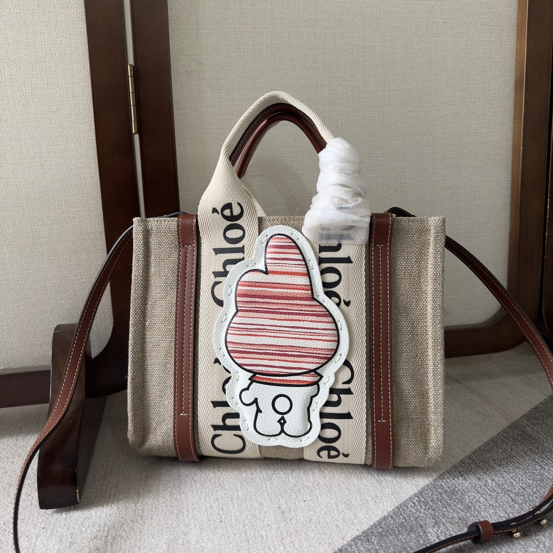 HOT SALE CHLOÉ small woody tote bag