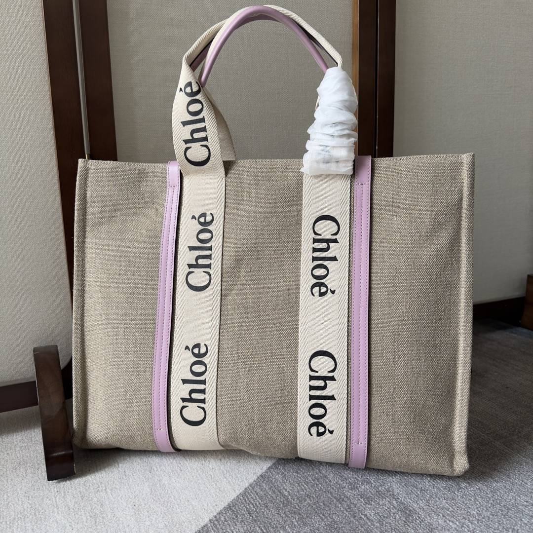 HOT SALE CHLOÉ large woody tote bag