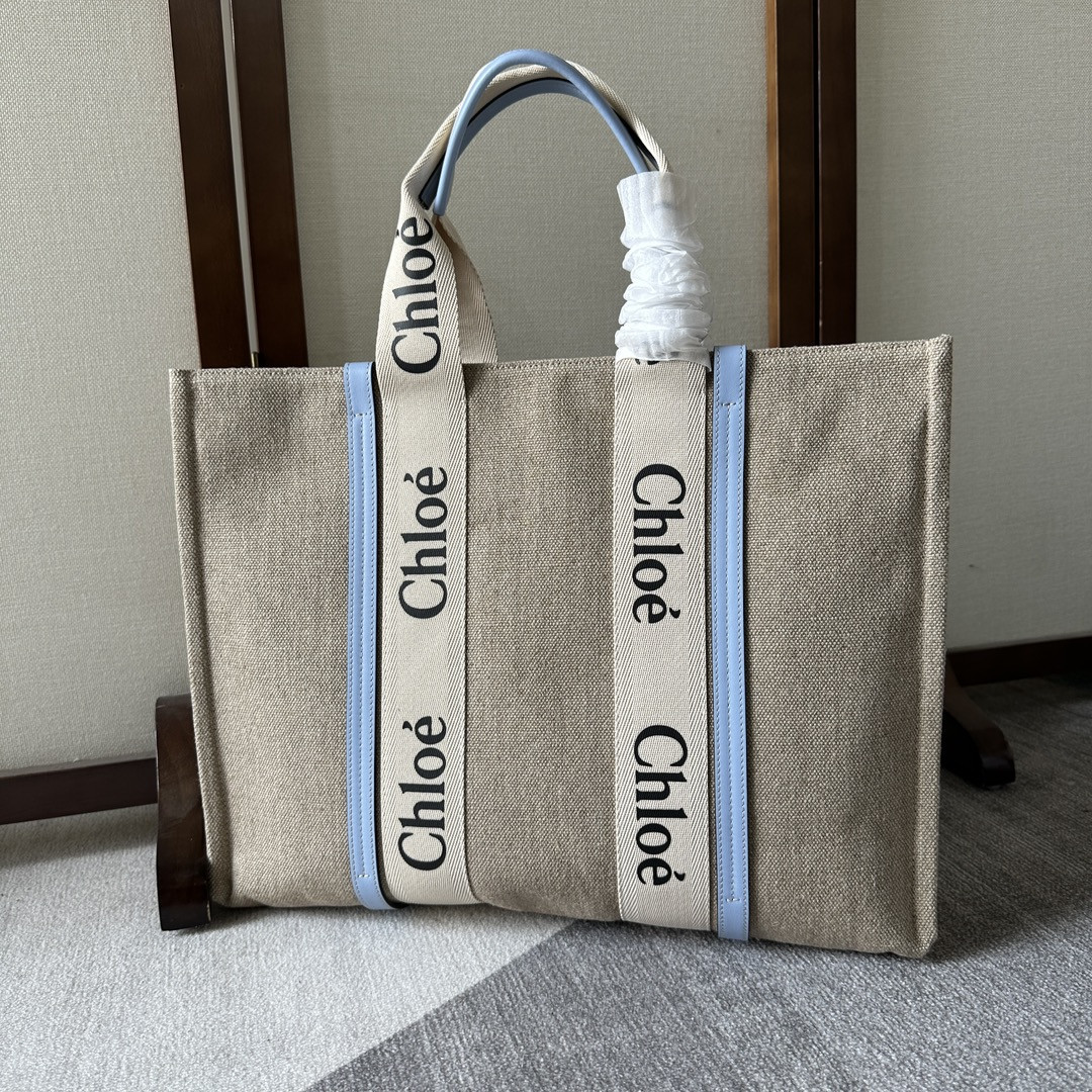 HOT SALE CHLOÉ large woody tote bag