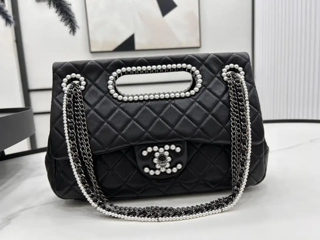 First bag ru CHANEL LARGE FLAP BAG WITH TOP HANDLE