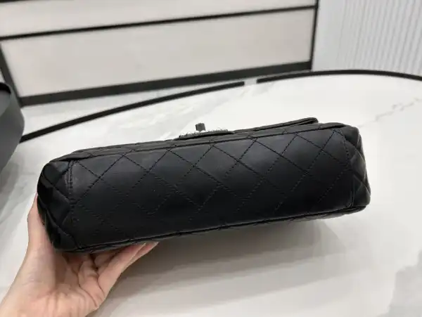 CHANEL LARGE FLAP BAG WITH TOP HANDLE