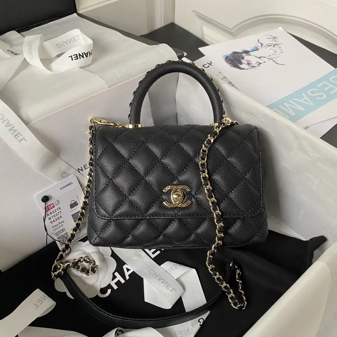 First bag ru CHANEL SMALL COCO HANDLE BAG