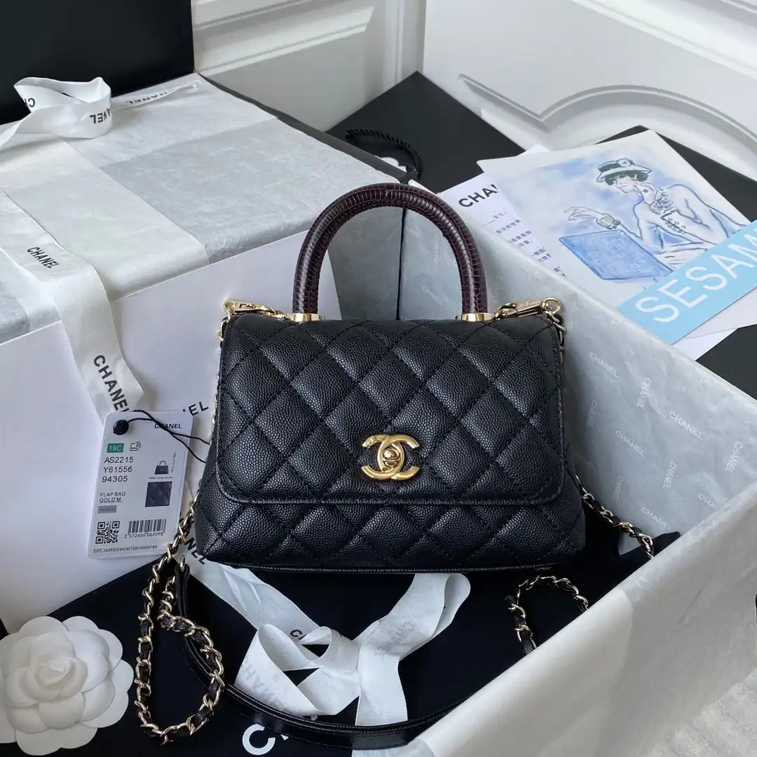 First Bag Ru CHANEL SMALL COCO HANDLE BAG